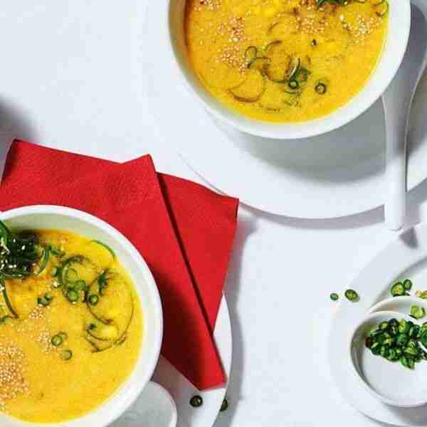 Sweet corn soup