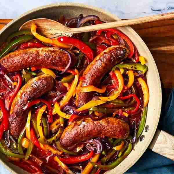 Sautéed Italian Sausage with Onions and Peppers