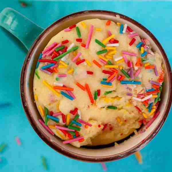 Keto Birthday Mug Cake