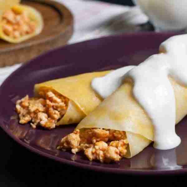 Keto Chicken Taquitos