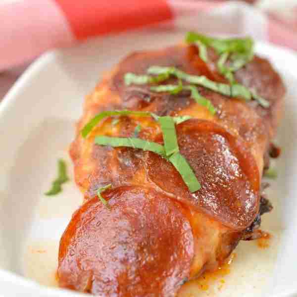 Keto Pizza Chicken Bake