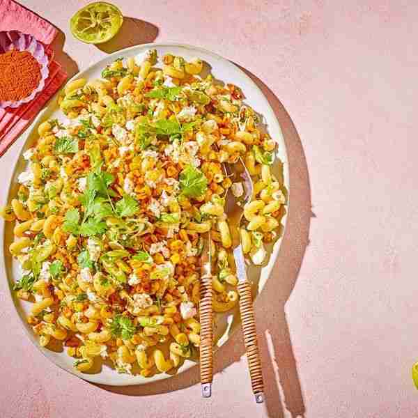Elote-inspired pasta salad