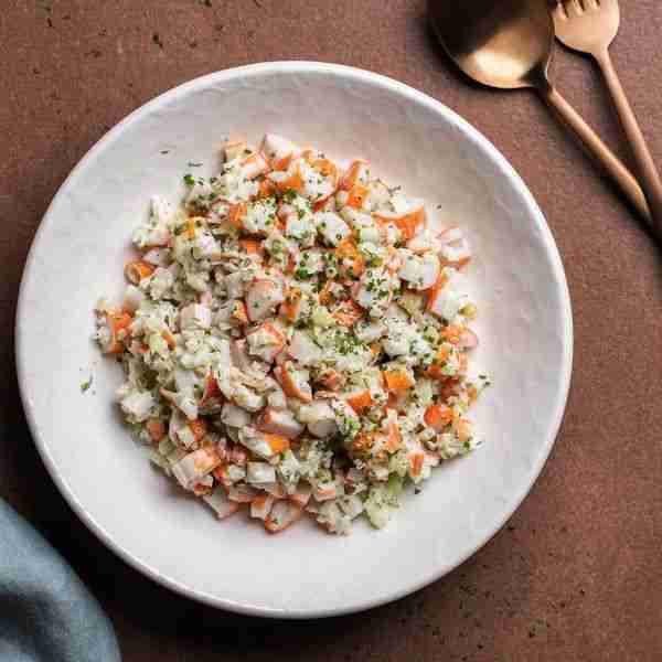 Easy Imitation Crab Salad