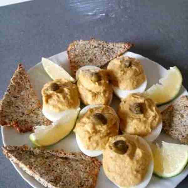 low carb keto stuffed eggs