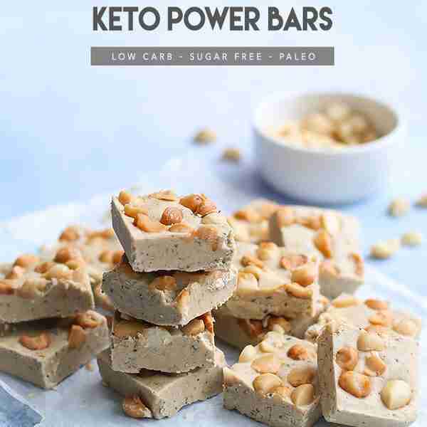 Vanilla Macadamia Keto Power Bars
