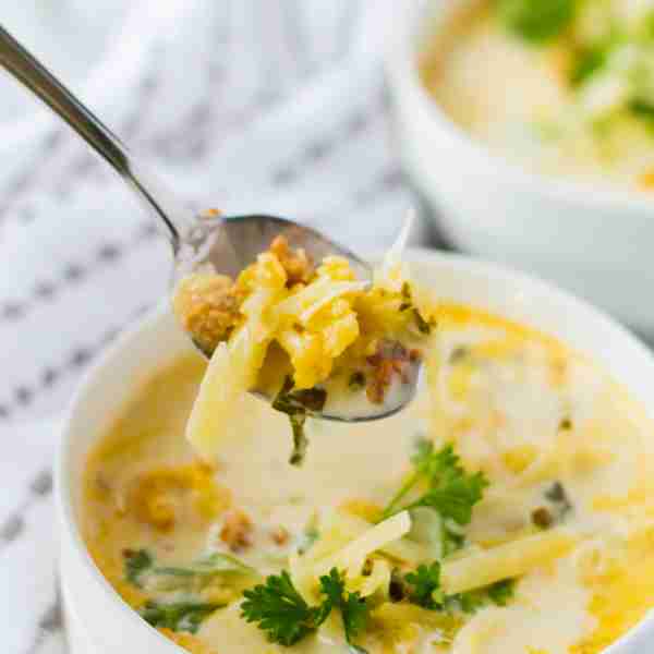 Slow Cooker Zuppa Toscana (low carb, keto friendly)