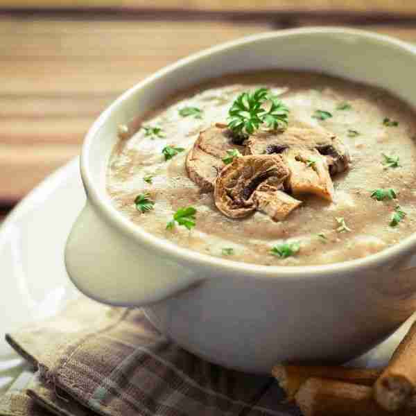 Simple Cream of Mushroom Soup