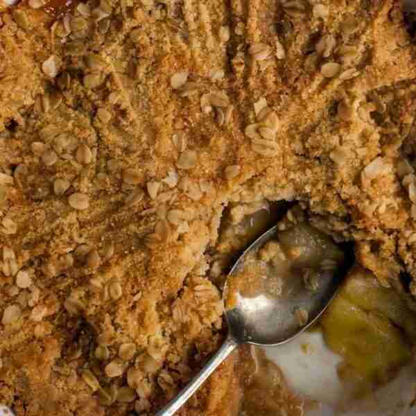 The best apple crumble