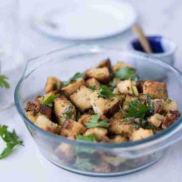 Oven-Baked Stuffing With Fresh Sage Recipe