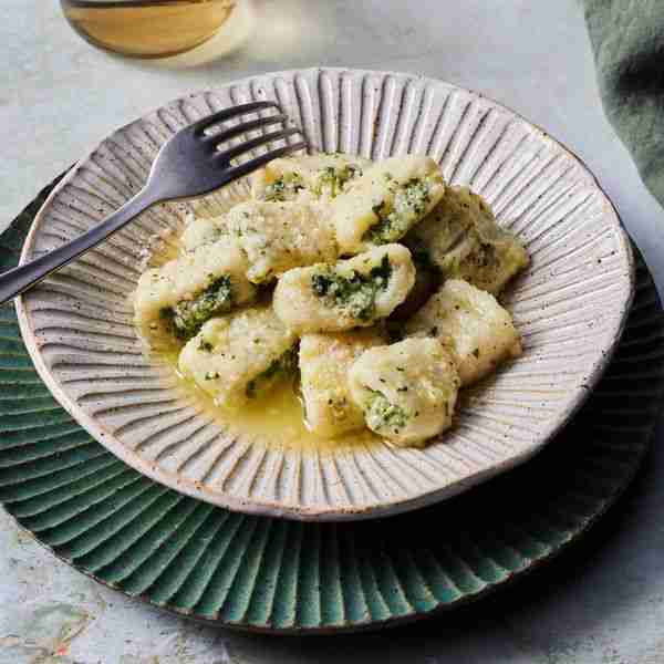 Spinach-and-Artichoke Stuffed Gnocchi