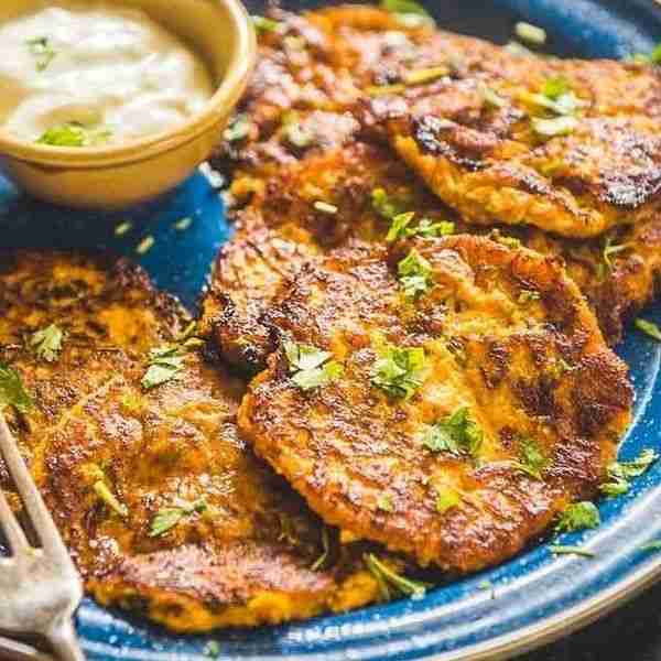 Thai Curry Squash Fritters