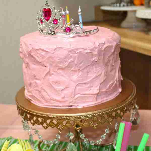 Homemade Yellow Cake with Brown Sugar Cream Cheese Frosting