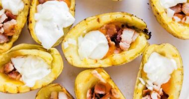 Grilled Potato Skins Recipe