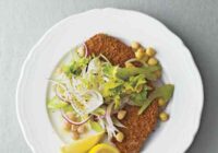 Crispy Pork Cutlets With Fennel-Chickpea Slaw
