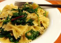 Artichoke Pasta with Arugula