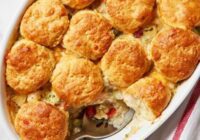 Chicken Pot Pie With Biscuit Crust