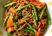 Ginisang Kalabasa at Sitaw