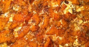 Pumpkin and Roasted Garlic Pizza